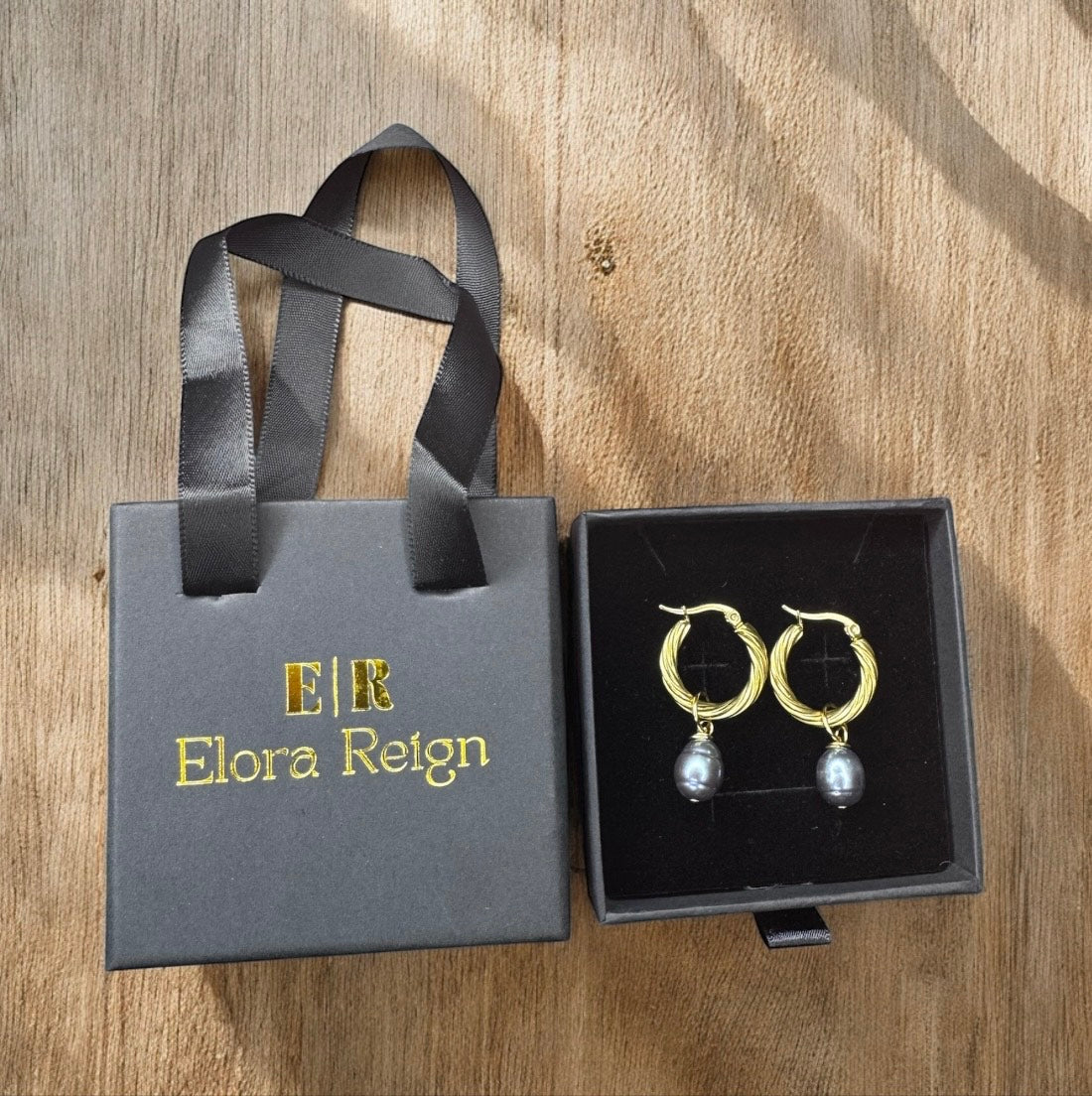 HEINA EARRINGS (Black)