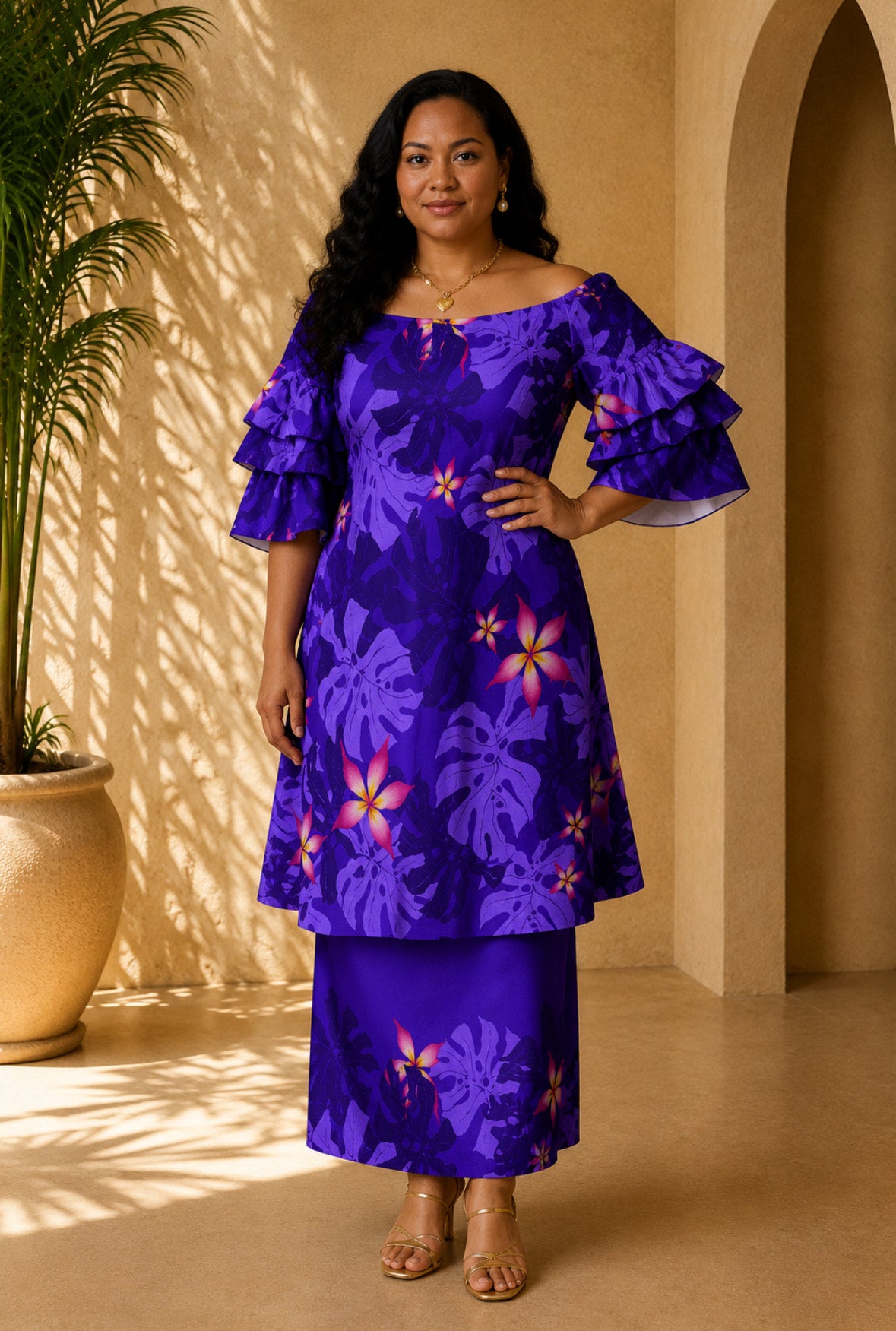 NINA FLORAL PURPLE